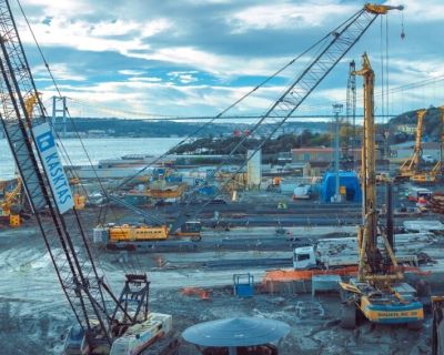 РАБОТЫ ПО ГЛУБОКОЙ ВЫЕМКЕ ГРУНТА И ФУНДАМЕНТА НА ПРОЕКТЕ ОТЕЛЬ «МАНДАРИН ОРИЕНТАЛЬ БОСФОР» В КУРУЧЕШМЕ