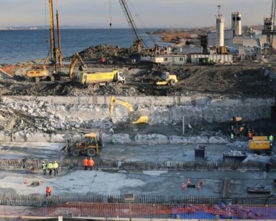 ЗАВЕРШЕНЫ РАБОТЫ ПО УКРЕПЛЕНИЮ КОТЛОВАНА АЗИАТСКОГО АНКЕРНОГО БЛОКА НА МОСТУ 1915 ЧАНАККАЛЕ