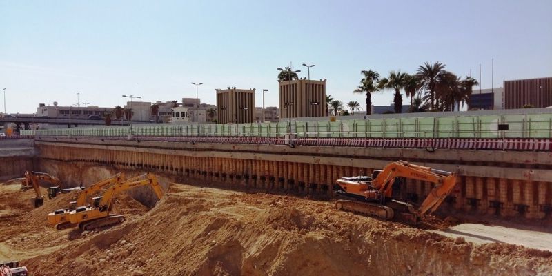 Riyadh Metro Project Piling and Shoring Works