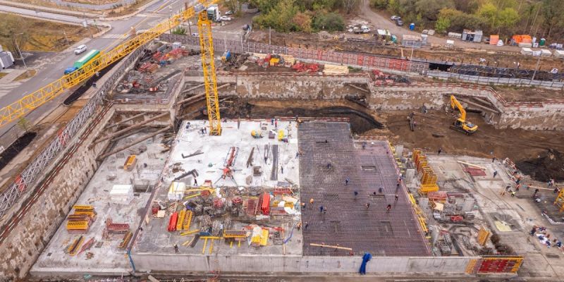 Ostrov-6 Projesi Diyafram Duvar İmalatları Tamamlandı