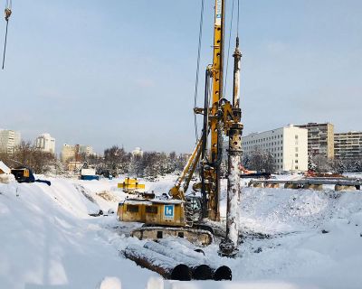 КАСКТАШ НАЧАЛ РАБОТЫ ПО ЗАБИВКЕ СВАЙ НА ПРОЕКТЕ СТРОИТЕЛЬСТВА ЖК «МИЧУРИНСКИЙ» В МОСКВЕ