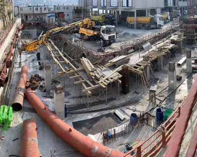 تم الوصول إلى مستوى الحفر النهائي في مشروع فندق ماندارين أورينتال بوسفور