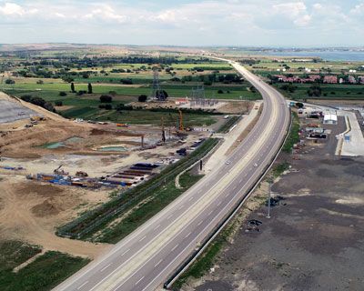 ЗЕМЛЯНЫЕ РАБОТЫ В ЕВРОПЕЙСКОЙ ЧАСТИ АНКЕРНОГО БЛОКА МОСТА ЧАНАККЛЕ 1915