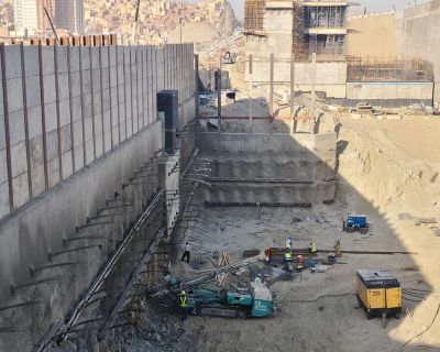 Работы опорных систем в проекте Masar Package-A и B