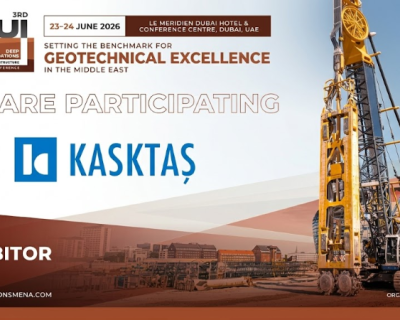 Kasktaş to Exhibit at the 3rd Deep Foundations and Underground Infrastructure MENA Conference (DFUI)