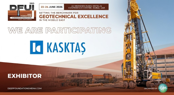 Kasktaş, 3rd Deep Foundations and Underground Infrastructure MENA Conference (DFUI) Etkinliğinde Yerini Alıyor
