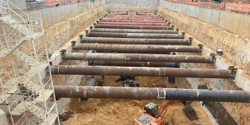 В проекте строительства метро CSS S21B продолжаются земляные работы